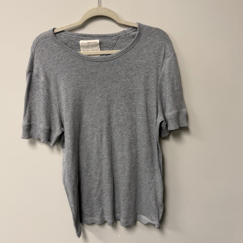Banana Republic Heritage Quiet Luxury Old Money Capsule 100% Cotton Large Shirt
